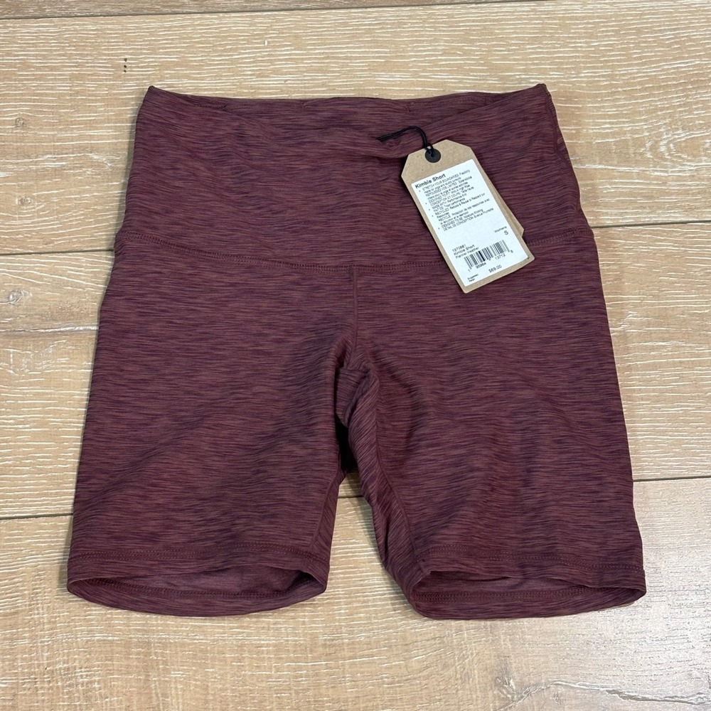 Prana Kimble Short Flannel Heather High Rise Yoga Athletic Shorts Small